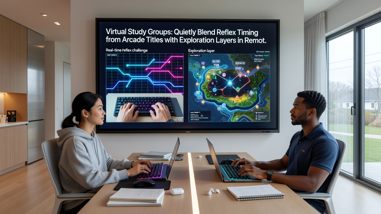 Exploration layers integrated into remote study group interfaces